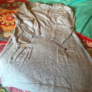 Gap Cotton Blend Sweater Dress